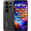 Blackview Wave 10 Smartphone 4G AI Offerte, 6,88" HD+, 24GB+128GB (2TB
