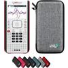 Texas Instruments CALCUSO Pacchetto Base grigio chiaro con Calcolatrice TI Nspire CX II-T