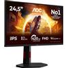 AOC Gaming Monitor 25G4KUR 25 pollici 1920x1080, FHD, 420Hz, Fast IPS