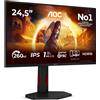 AOC Monitor 25G4ZR 25 pollici 1920x1080, FHD, 260Hz, Fast IPS Panel, 1ms