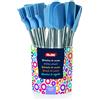IBILI Pastry Brush And Spatula Set 24 Pieces, Stainless Steel, Multi-Colour, 30 x 30 x 20 cm