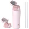 AORIN Borraccia Termica, Borraccia in Acciaio Inox 18/8, 500ml Borraccia Bambini, Bottiglia Termica Senza BPA e Perdite, Thermos per Sport, Outdoor e Pendolarismo con 2 Coperchi