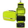 Boic Beauty Case da Viaggio impermeabile, Boic Borsa da Toilette Appendibile con Gancio e Maniglia, Wash Bag Poitatile Borsa Trousse da Viaggio- Uomini e Donne per Trucco (L,Ciano)