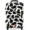NoBoringSuitcases.com NoBoringSuitcases© Trolley Medio Valigia Media Rigida Da Viaggio Ruote | 67x43x25 cm - Valigie Leggere Stiva M Trolly Luggage Suitcase Leggerissimo Motivo - Maculato - Nero - Bianco