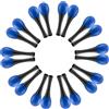 TIGER MAR28-10-BL Maracas Ovali per Bambini - 10 Coppie | Strumento a percussione shaker | Facili da impugnare | Colore blu | Confezione da 10 coppie