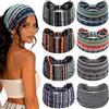 Awumbuk 8 Pezzi Fascia Capelli Donna, Elastico Boho Headband per Yoga