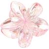 Whakano Fermaglio per capelli da donna, clip hawaiana, in plastica, antiscivolo, forte tenuta, accessorio per acconciature in spiaggia, feste, piscina, vacanze, rosa chiaro A