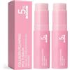 BASTOUR Pink Collagen Volume Multi Balm Stick per Viso, Occhi & Collo, 10g，2PC | Idratante Viso Tutto-in-Uno con Acido Ialuronico, Effetto Volumizzante e Rassodante