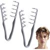 BSOON Pony, pettine volumizzante a denti larghi, 2 pezzi, pettine per volume e cura, pettine grande con denti larghi per una cura dei capelli senza cuciture