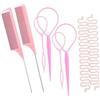 Generic Strumento per coda di capelli, pettine per intrecciare lo styling, 24 x 8 x 0,9 cm, set di separazione con struttura flessibile, strumento di sezione di precisione, finitura in resina liscia con