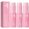 BASTOUR Pink Collagen Volume Multi Balm Stick per Viso, Occhi & Collo, 10g，3PC | Idratante Viso Tutto-in-Uno con Acido Ialuronico, Effetto Volumizzante e Rassodante