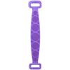 JINGYAN Spugna per il corpo in silicone, spugna da doccia, asciugamano da bagno, gel detergente, massaggiante, esfoliante, utensili da bagno (viola)