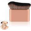 Bkemkri Spazzola Abbronzante, Pennello per Trucco per Il Corpo, Spazzola Autoabbronzante per Corpo Kabuki Foundation Brush Applicatore per Cipria, Fondotinta, Fard, Ombra, Abbronzante in Oro Rosa