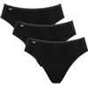 Sloggi 24/7 Cotton Tai C3P, Slip Donna, Nero (Black), 42