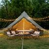 AilZylphera Oxford Bell Tent - Tenda familiare con altezza, 4-8 persone, con apertura | Yurt Tent in tessuto Oxford, tenda gigante con finestre in rete, tenda da campeggio per 4 stagioni, per glamping