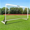 FORZA Porta da calcio pop-up quadrata [6 misure] | Porta da calcio portatile da allenamento con borsa per il trasporto e paletti, per tutte le età con 5 secondi di