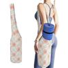 Hiseng Borsa per Tappetino da Yoga,Stampa | Aperta Tote Bag in Tela Leggera, Custodia Pieghevole con Tasca Posteriore Invisibile per Fitness, Viaggi, Yoga all'Aperto