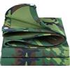 MNUvxzaewf Telone Mimetico Oxford Canvas, Tenda da Campeggio Resistente, Grande, for mobili Esterno, Copertura for roulotte