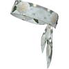 Anceky Fascia per capelli rinfrescante sportiva Camelia bianca Fascia per capelli neutra a doppia faccia per corsa, fitness, karate, yoga, calcio