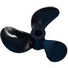 Vectzeta D28mm / 32mm Pagaia a Tre Pale 3 Pale Elica for Barca in Nylon Vite inversa positiva Albero dell'elica da 3 mm ad Alta Resistenza