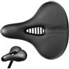 Generisch Ascent - Sella per bicicletta, elastica, ammortizzante, antiscivolo | Sella larga per bicicletta da uomo, per mountain bike, bici pieghevole, e-bike, ciclismo, pendolari, allenamento, fitness