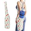 Hiseng Borsa per Tappetino da Yoga,Stampa | Aperta Tote Bag in Tela Leggera, Custodia Pieghevole con Tasca Posteriore Invisibile per Fitness, Viaggi, Yoga all'Aperto