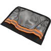 GALPADA Borsa Porta Racchette da Ping Pong da Appendere, Oxford Nero, con Tasche Dedicate e Divisori Integrati, 25x18x0,2cm, per Allenamento e Torneo