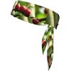 Anceky Fascia per capelli rinfrescante sportiva Autumn Fruit On The Branch Fascia per capelli neutra a doppia faccia per corsa, fitness, karate, yoga, calcio