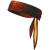 Anceky Fascia per capelli rinfrescante con onde che si infrangono nel mare Fascia per capelli neutra a doppia faccia per corsa, fitness, karate, yoga, calcio