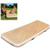 XFNWT Materasso gonfiabile extra spesso, materassino gonfiabile per campeggio e sonno, materasso ad aria ad alta resistenza per avventure all'aperto e uso domestico (viaggi, backpacking,Wood Grain-200*65cm