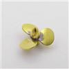 Vectzeta 1PC 12mm 14mm 16mm 23mm Elica in Rame a 3 Pale, for Mini, Prop Sinistra Mano Destra 2mm Albero RC Boat Scale Marine Submarine