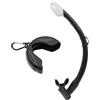 Generic Snorkel per apnea e snorkeling Arrotola Boccagli in silicone Nuoto per immersioni subacquee all'aperto Accessori per nuoto duraturo con fibbie appese