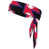 Anceky Bandiera del Nepal Fascia sportiva rinfrescante Fascia neutra a doppia faccia per corsa, fitness, karate, yoga, calcio