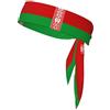 Anceky Bandiera della Bielorussia Fascia sportiva rinfrescante Fascia neutra a doppia faccia per corsa, fitness, karate, yoga, calcio