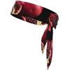 Anceky Fascia sportiva rinfrescante Red Pomegrane Fascia neutra double face per corsa, fitness, karate, yoga, calcio