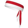 Anceky Bandiera di Monaco Fascia sportiva rinfrescante Fascia neutra a doppia faccia per corsa, fitness, karate, yoga, calcio