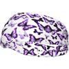 Anceky Fascia antisudore sportiva unisex per adulti con stampa di farfalle bianche e viola, versatile fascia antisudore