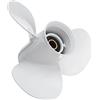 Vectzeta per Elica fuoribordo for Barche 11 1/2 X 13, 25-60HP | 663-45974-02-98 per Elica marina in alluminio bianco 13 denti scanalati a 3 pale