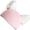 mophrati Copricasco da, grazioso copricasco da,Orecchio di peluche rosa