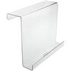 Generic Supporto da lettura per cyclette, palestra, allenamento | Design acrilico trasparente, vista libera, contiene libri, riviste, tablet, adatto per manubri tapis roulant