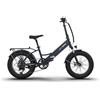 E MOTORAD - RIDE THE ELECTRIC REVOLUTION EMotorad Veloa, Bicicletta elettrica pieghevole Fat Bike 20 x 3.0, motore 250 W 50 Nm, batteria rimovibile 48 V 12,8 Ah, Shimano Tourney 7 velocità, freni idraulici Zoom, fino a 60 km (blu scuro)