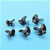 Vectzeta 1 Pz Ad Alta velocità 3mm Prop RC Barca 3 Pale Elica Ad Alta Tenacità Positivo Reverse 3 Lame Paddle Rc Racing Barca