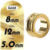 NexRen Anello guida per mulinello da pesca in acciaio inossidabile, 10,7 mm, a