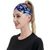 Anceky Fasce sportive a forma di fungo per donne e uomini, fasce larghe antiscivolo per capelli da donna, fasce elastiche antisudore, fasce per la testa per donne e uomini per esercizi di allenamento yoga