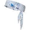 Anceky Fascia per capelli rinfrescante sportiva con fiori di prugna e ceretta Fascia per capelli neutra a doppia faccia per corsa, fitness, karate, yoga, calcio