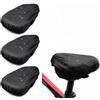ALLY-MAGIC H5ZXCFSZ - Coprisella impermeabile per bicicletta, resistente all'acqua e alla polvere, con elastico, impermeabile e antipolvere, per viaggi e viaggi, confezione da 3, colore: nero