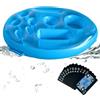 Generico Inflatable Pool Table - Floating Drink Holder | 9-Hole, Card Set, Fun | 72cm Wide, Holds Drinks & Snacks, Durable PVC, Social Water Game Hub, For Pool, Beach, Lake & Summer Parties, Adults & Teens