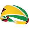 Anceky Fascia elastica per esercizi - Fascia morbida e traspirante per corsa, ciclismo, yoga e altro ancora. Bandiera della Guyana stampata.