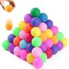 PHIEZC 80 palline da ping pong colorate, di 40 mm di diametro, in plastica, ideali per decorazioni per feste, parchi divertimento e lotterie.