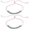 PATIKIL Contatore Punteggio Golf con Perline 2 Pezzi Rosa Chiaro | Facili da Regolare, Accessori per Donne e Uomini, Conteggio Colpi, Segnapunti di Colpi